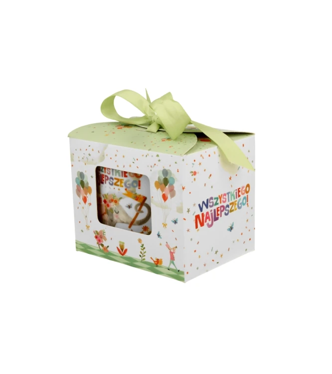 Kubek Porcelanowy 400 ml – WSZYSTKIEGO NAJLEPSZEGO URODZINY IMIENINY JUBILEUSZ
