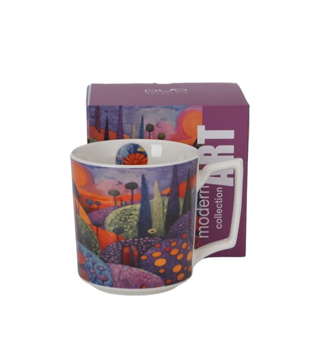 Kubek Porcelanowy 450 ml – BUBBLY HILLS KOLOROWE WZGÓRZA