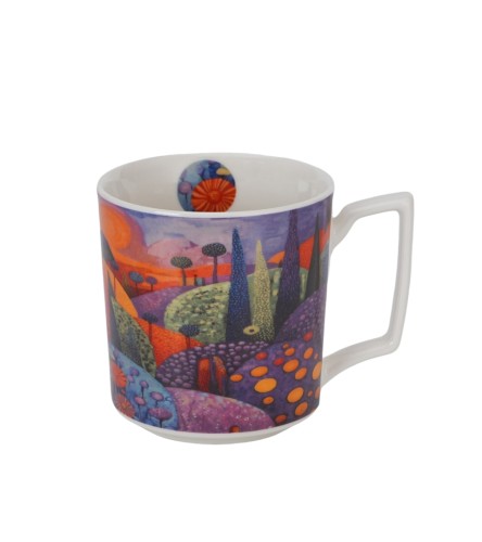 Kubek Porcelanowy 450 ml – BUBBLY HILLS KOLOROWE WZGÓRZA