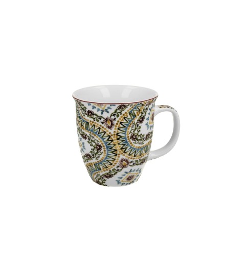 Kubek Porcelanowy 650 ml – ESTRELLA WZORY GEOMETRYCZNE