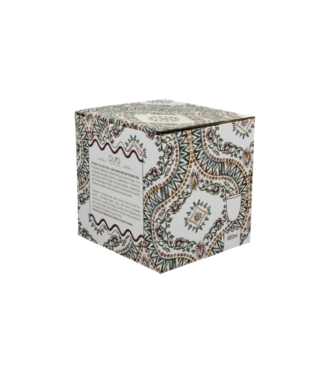 Kubek Porcelanowy 650 ml – ESTRELLA WZORY GEOMETRYCZNE