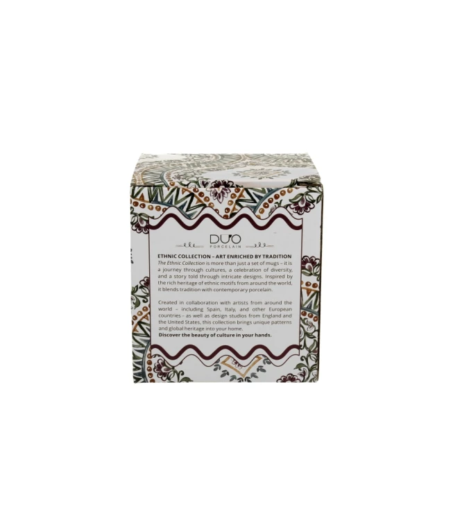 Kubek Porcelanowy 650 ml – ESTRELLA WZORY GEOMETRYCZNE