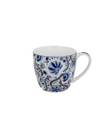 Kubek Porcelanowy 460 ml Etniczna mozaika NARESH BLUE
