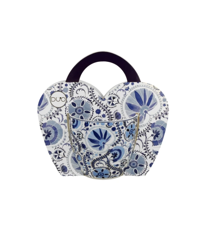Kubek Porcelanowy 460 ml Etniczna mozaika NARESH BLUE