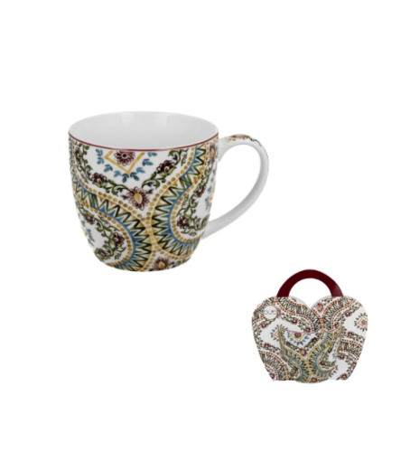 Kubek Porcelanowy 460 ml Etniczna mozaika ESTRELLA