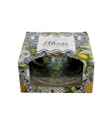 Filiżanka ze Spodkiem Porcelanowa 240 ml – Motyw Śródziemnomorski Cytryny SOLEDAD