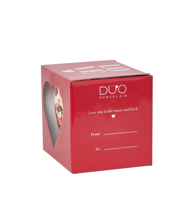 Kubek Porcelanowy XXL 650 ml – ZIMOWY WRÓBEL