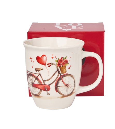 Kubek Porcelanowy XXL 650 ml – ROWER PREZENT WALENTYNKI