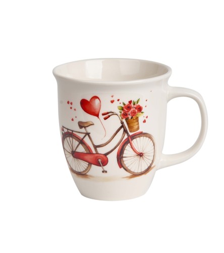 Kubek Porcelanowy XXL 650 ml – ROWER PREZENT WALENTYNKI