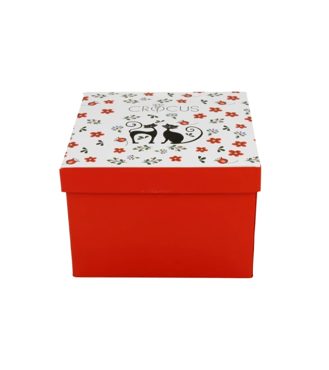 Filiżanka ze Spodkiem Porcelanowa 250 ml – KOTY ETNO