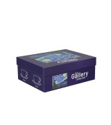 Komplet 2 Filiżanek Espresso ze Spodkami 110 ml GWIAŹDZISTA NOC Van Gogh