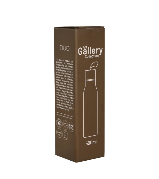 Butelka Termiczna Termos 500 ml  THE KISS CLASSIC Gustav Klimt POCAŁUNEK
