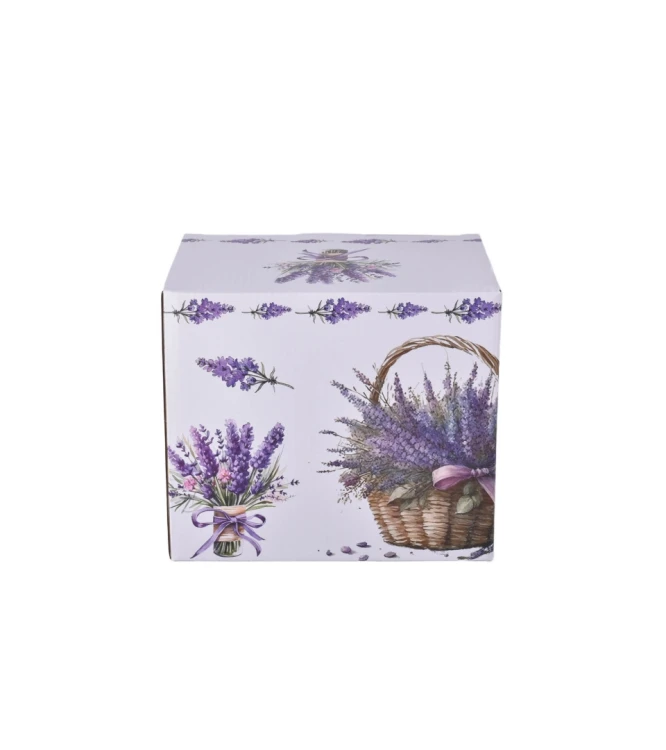 Dzbanek Porcelanowy z Podgrzewaczem 1200 ml – LAWENDA