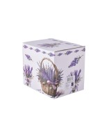 Dzbanek Porcelanowy z Podgrzewaczem 1200 ml – LAWENDA