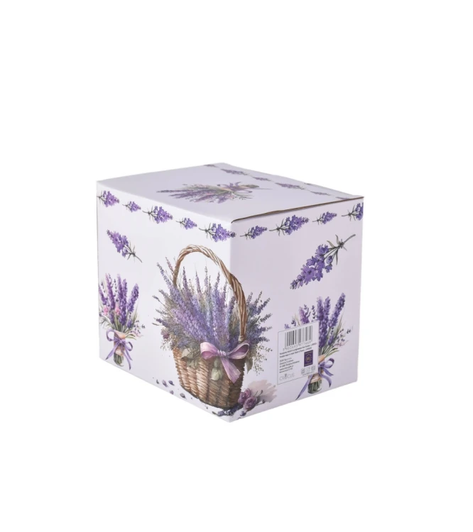 Dzbanek Porcelanowy z Podgrzewaczem 1200 ml – LAWENDA