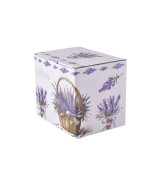 Dzbanek Porcelanowy z Podgrzewaczem 1200 ml – LAWENDA