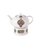 Dzbanek Porcelanowy z Podgrzewaczem 1200 ml – PARZENICA