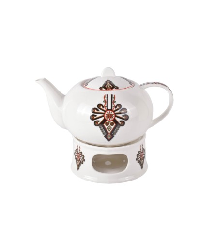 Dzbanek Porcelanowy z Podgrzewaczem 1200 ml – PARZENICA