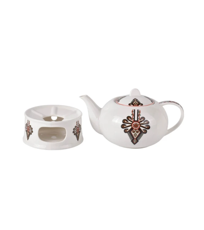 Dzbanek Porcelanowy z Podgrzewaczem 1200 ml – PARZENICA