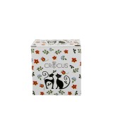 Kubek Porcelanowy z Zaparzaczem 350 ml – KOTY ETNO