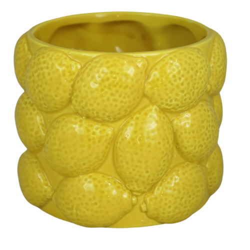 Doniczka Ceramiczna Cytryny Żółta Osłonka 17,6x17,6x18,8 cm.png