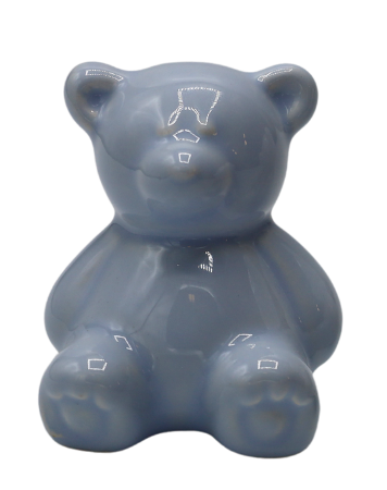 Figurka Ceramiczna Niebieski Miś 5x6x6 cm
