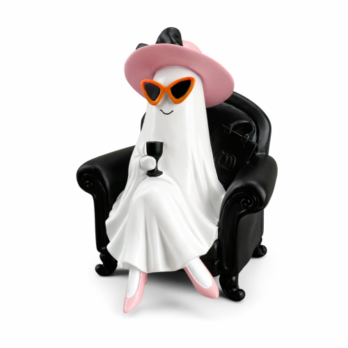 Figurka Halloween Elegancki Duszek na Fotelu 17x16,5x21,5 cm