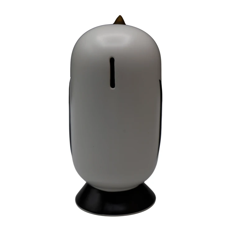 Skarbonka Ceramiczna Pingwin ze Złotym Dziobem 15x14x30,5 cm
