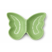 Patera Ceramiczna Miseczka Motyl Zielona 20,7x15,6x2,9 cm