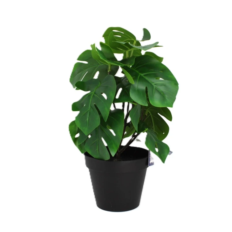 Sztuczna Roślina Monstera w Doniczce 34cm Jak Żywa Premium