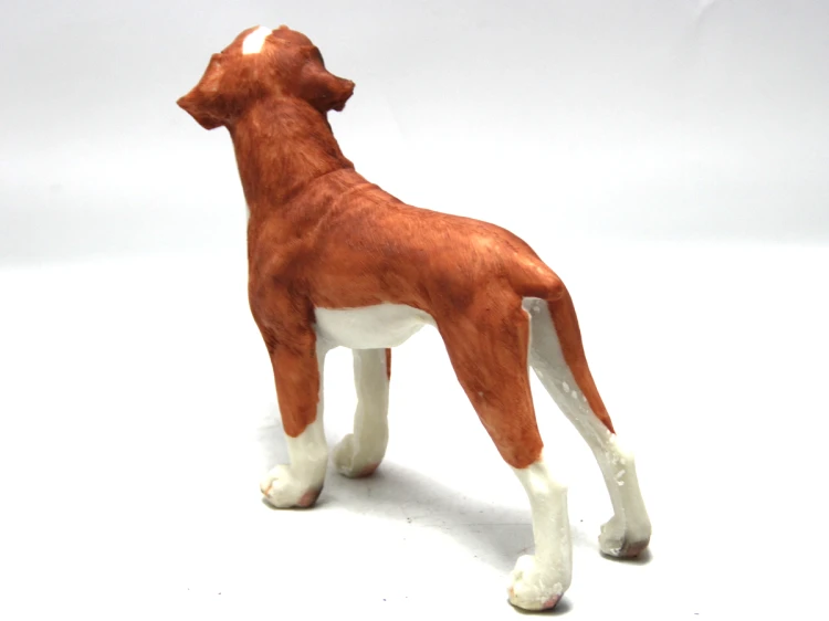 Figurka Pies Boxer Bokser Realistyczna Ozdoba Statuetka 16cm