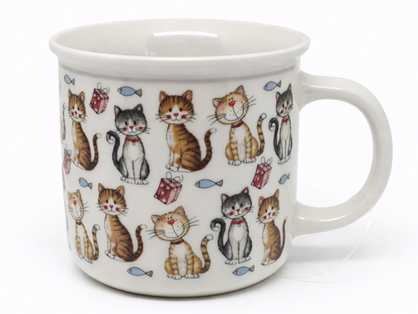 Kubek Ceramiczny Koty 400ml Duży Ceramiczny Na Prezent