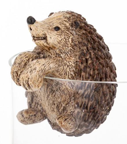 Figurka Jeż Zawieszka na Doniczkę Wazon Jesienna Ozdoba 6,5cm