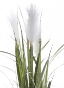 Sztuczna Trawa Pampasowa w Czarnej Doniczce – Ozdobna Roślina 70 cm