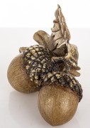 Figurka Ozdobna Żołędzie z Liśćmi Dębu 18 cm