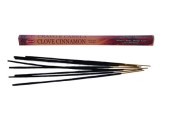 INDYJSKIE DŁUGIE KADZIDEŁKA ZAPACHOWE CLOVE CINNAMON GOŹDZIK CYNAMON.jpg
