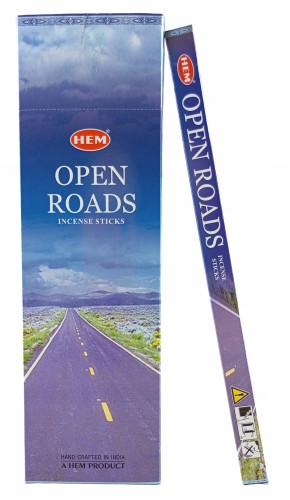 INDYJSKIE DŁUGIE KADZIDEŁKA ZAPACHOWE OPEN ROADS OTWARTE DROGI