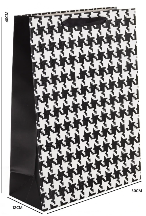 Torba Prezentowa Papierowa Pepitka  40x30x12 cm