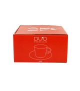Filiżanka ze Spodkiem Porcelanowa Balony Serca 240 ml Walentynki Prezent
