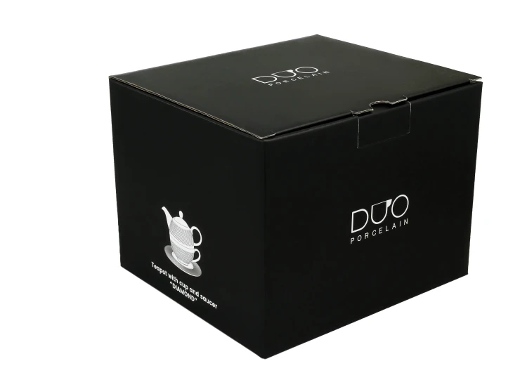 Zestaw do Herbaty Filiżanka z Dzbankiem Porcelanowa Diamond 300/550 ml
