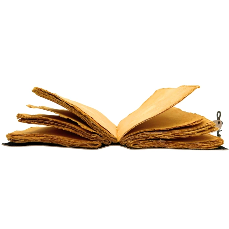 Notes Skórzany Retro z Fazami Księżyca – skóra kozia, 200 stron, papier 150 GSM