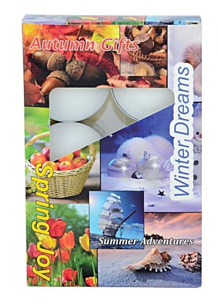 Podgrzewacze Zapachowe Adpal Four Seasons (Piżmo) 6 szt.