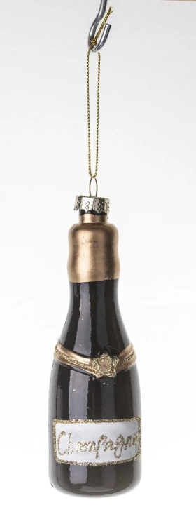 Bombka Szklana Butelka Szampana Champagne 13 cm
