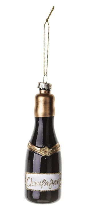 Bombka Szklana Butelka Szampana Champagne 13 cm