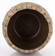Osłonka Cementowa Złota Kwiatowy Wzór 17,5 cm