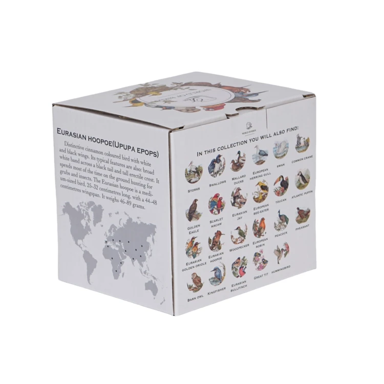 Kubek Porcelanowy DUDKI 400 ml Ptasi Świat Ptaki New Bone China