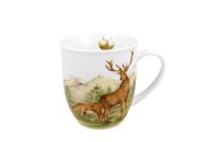 Kubek Porcelanowy JELENIE Jeleń 400 ml Świat Zwierząt New Bone China
