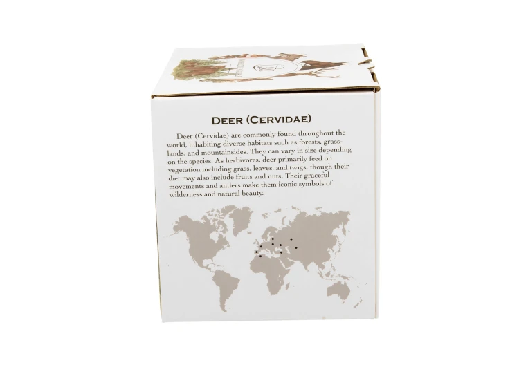 Kubek Porcelanowy JELENIE Jeleń 400 ml Świat Zwierząt New Bone China