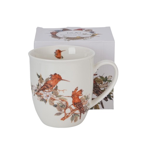 Duży Kubek Porcelanowy DUDKI Dudek 650 ml Ptasi Świat New Bone China