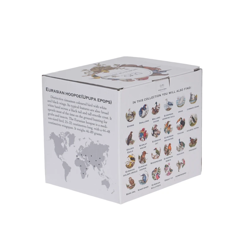 Duży Kubek Porcelanowy DUDKI Dudek 650 ml Ptasi Świat New Bone China